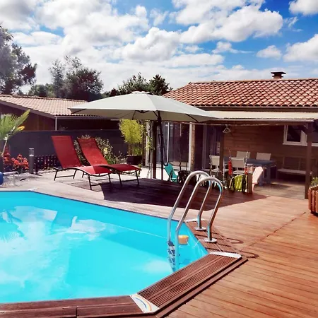 Maison & Piscine Prives,plages Ocean Et A 10 Kms Linxe